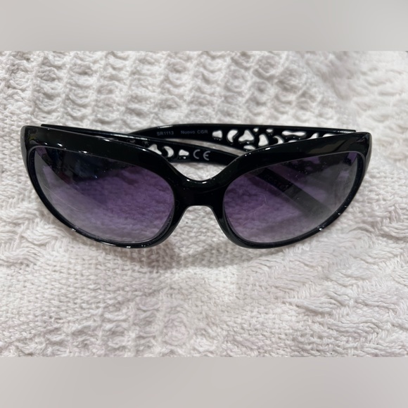 Foster Grant Accessories - Foster Grant Black Sunglasses with Purple Tint